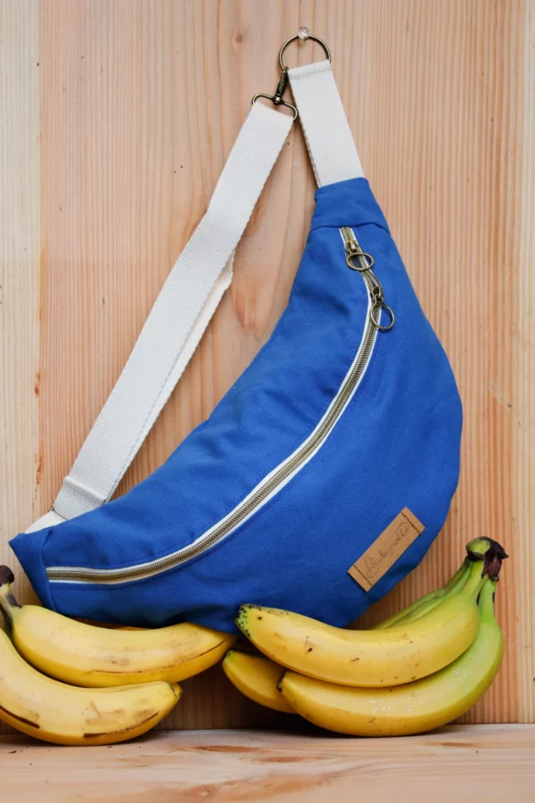 sac Banane bobynette bleu electrique bob