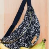 sac Banane bobynette sequins argenté