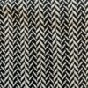 Tissu chevron noir et blanc